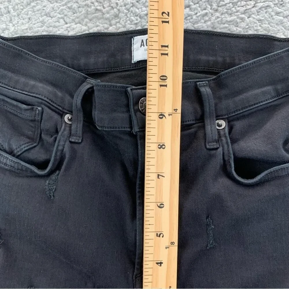 AGOLDE Sophie High Waist Distressed Skinny Jeans In Moonstruck Women Size: 28 - Picture 10 of 15